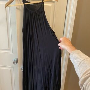 Brit & Bri Elegant Black Sleeveless Dress -Small